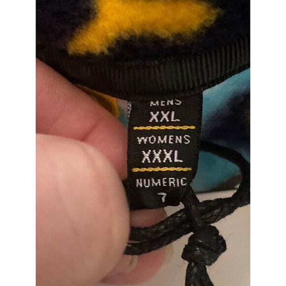 Wesc Miltch Aztec Unisex 1/4 zip polar fleece‎ pullover  Nightshadow Blue XXL - Picture 6 of 11